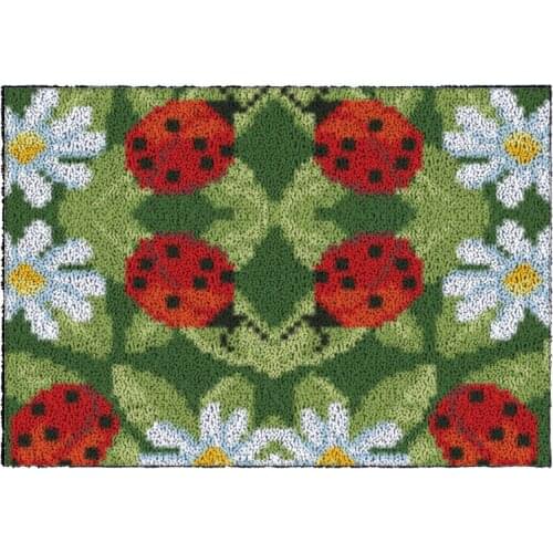 Latch Hook Rug Kits DIY Pillow Mat Rug Making for Kids Adults Beginners