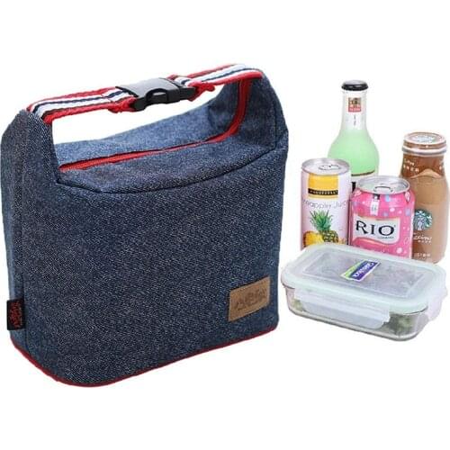 Thermal Insulated Cooler Bags Women Men Picnic Lunch Handbag Bento Box Trips BBQ Meal Ice Zip Pack Accessories Supplies Products