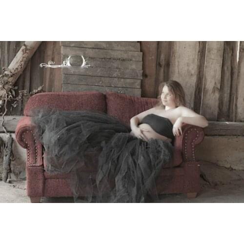 Fashion Handmade Bundle Tulle Tutu Skirts for Pregnant Woman Photography Props Full-Length Long Ballroom Tutu Faldas Saia Jupe