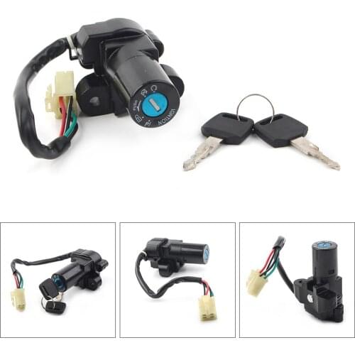 Motorcycle Ignition Switch Lock Key Set For Suzuki GSXR750 GS500 GSX600 GS500 RF600 GSX750 VX800 GSX1100 GSX-R1100