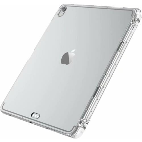 For ipad pro 12.9" 2017 tablet tpu soft cover fundas,for ipadpro 12.9 inch transparent protective case with touch pen holder