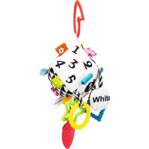 Jollybaby Baby Soft Wind Chime Toy- Baby Toys for 0 3 6 9 18 Months Animal Cube Wind Chimes Stroller Infant Car Bed Crib