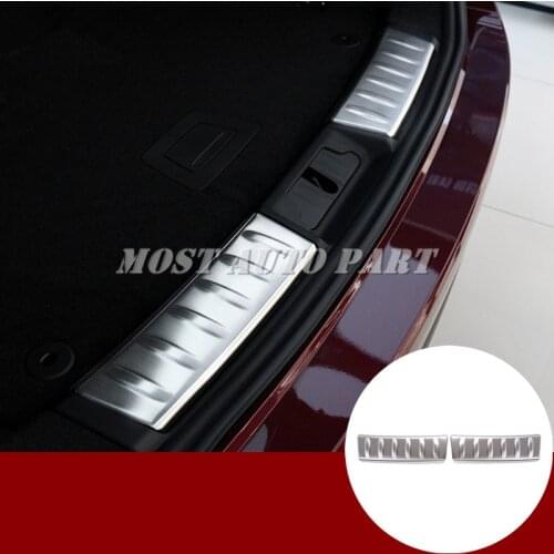 Inside Rear Bumper Cargo Door Sill Scuff Plate For Jaguar F-Pace X761 2016-2019 Car accesories interior Car decoration