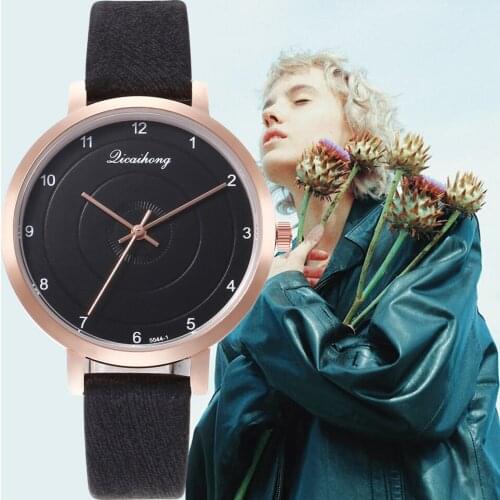 2021 New Wrist Watch For Women Fashion Casual Leather Belt Watches Simple Ladies' Quartz Clock Dress Wristwatches Reloj Mujer