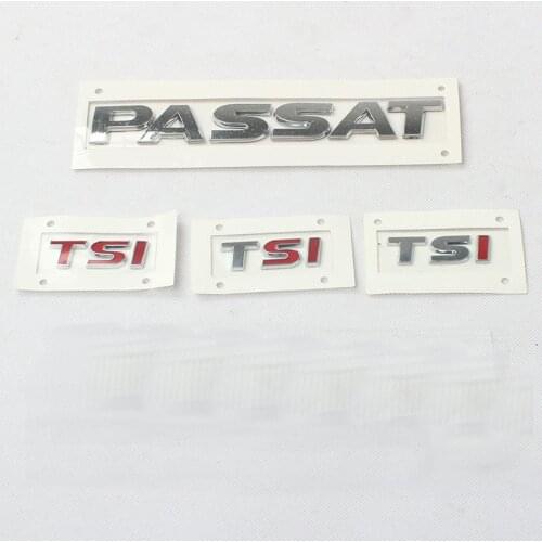 Applicable to Passat TSI Alphabet labeling of backup case 3M paste Word mark