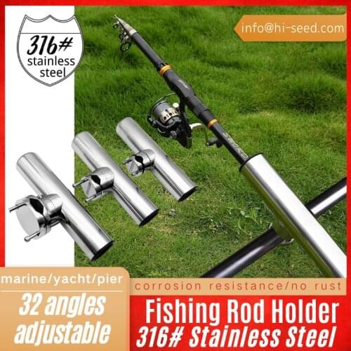 High Carbon wholesale Stainless Steel Fishing Rod Holder Adjustable
