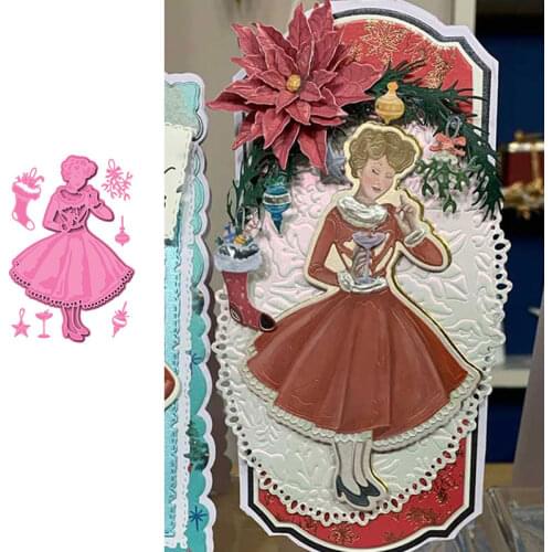 Bettys Christmas Dies Scrapbook Diary Decoration Stencil Embossing Template Diy Greeting Card Handmade 2021 Arrival New