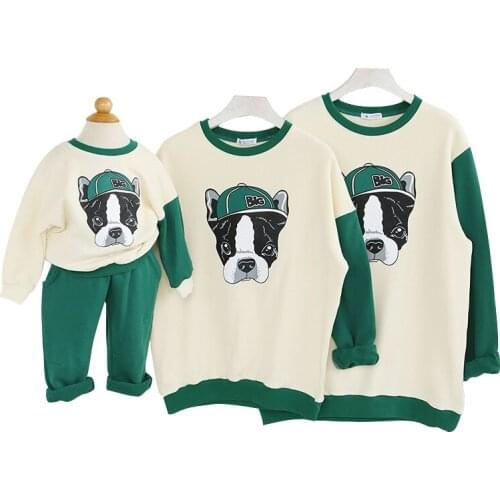 Family Shirt Hoodies Mother Mommy And Me Daughter Father Son Kids Baby Clothes Matching Family Outfits Clothing Family Look