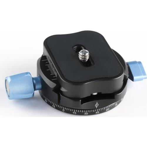 X-36 360 Rotate Camera Ball Head With Quick Release Plate For DSLR Camera And Tripod Blue