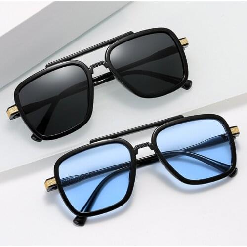 Square Polarized Sunglasses Mens Box Personality Glasses Ladies Brand Designer Outdoor Sports Driving Fishing Glasses UV400