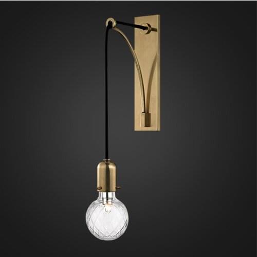 Postmodern American Bedroom Bedside Wall Lamps Nordic Living Room Study Hallway Corridor Lamps Luxury Deco Long Line Wall Lights