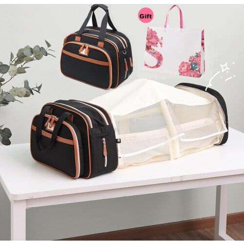 Diaper Bag In The Maternity Hospital Big Baby Storage Organizers Tote Pouch Sleeping Travel Changing Beds Portable Crib For Mom