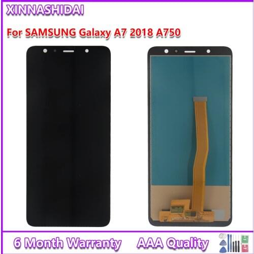 LCD Display For Samsung Galaxy A7 2018 A750 SM-A750F A750F A750G A750M LCD Touch screen Digitizer Assembly Replacement parts