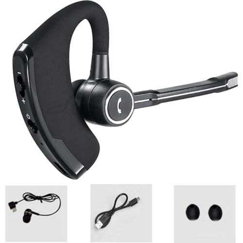 Handsfree Wireless Bluetooth Earphones Noise Control Business Wireless Bluetooth Headset with Mic for Driver earphones kulakl k