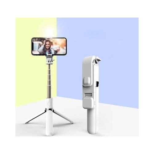 Bluetooth Selfie Stick Fill Light Selfie Stick Integrated Tripod Beauty Live Light Bracket