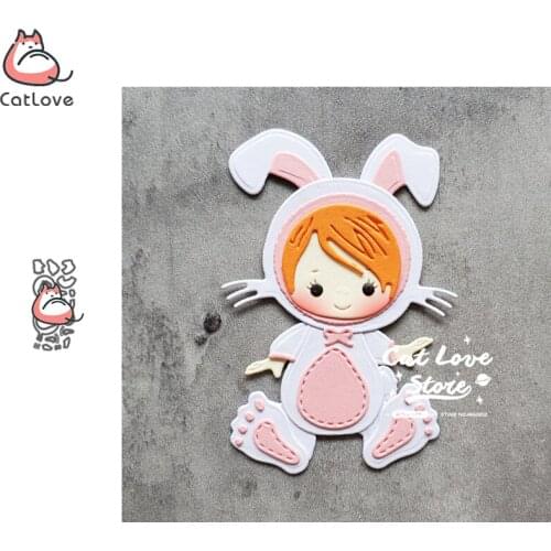 Catlove Rabbit Baby Animal Metal Cutting Dies Scrapbooking Stencil Die Cuts Card Making DIY Craft Embossing New Dies For 2020