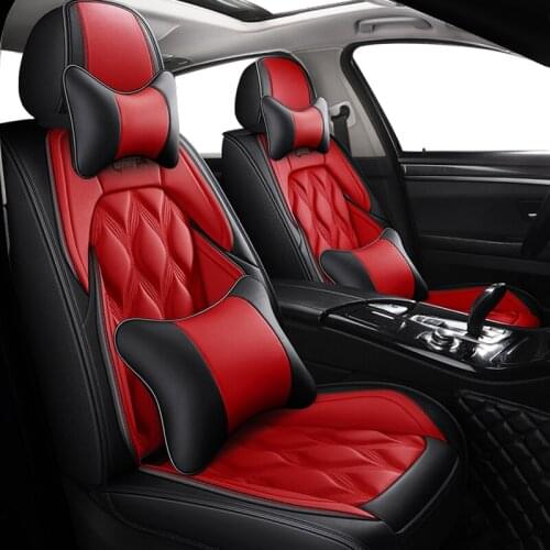 ZHOUSHENGLEE leather car seat covers For Toyota all models rav4 wish land cruiser mark auris prius camry crown corolla auto