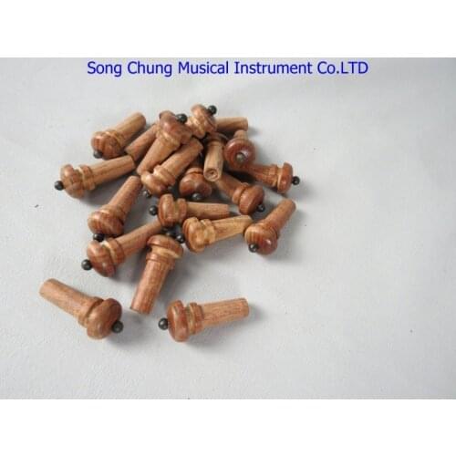 Viola part,10pcs of great rosewood viola endpins,beauty ebony decoration