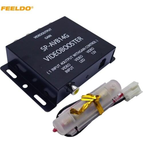 FEELDO 20Pcs 12V Car Radio Aerial Antenna Signal Booster Amplifier For Car With FAKRA II Connector #FD4499