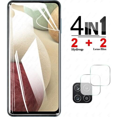 Hydrogel Screen Protector Film on For Samsung Galaxy A12 A 12 6.5'' A125 Camera Lens Protective Film Samsun A12 Not Glass