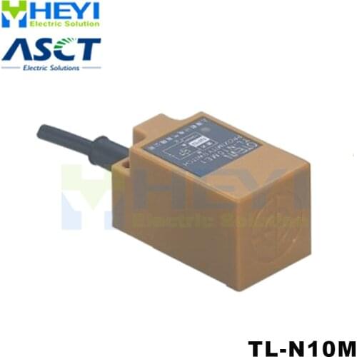 2 wire 3 wire inductive proximity sensor TL-N10M NO or NC DC6-36VDC 90-250VAC non-flush Square sensoring switch
