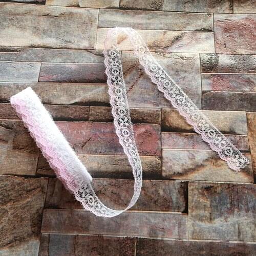 Beautiful Hot 10 yards 18mm Width Pink Lace Ribbon Lace embroidery DIY Decoration For Clothes Sewing Accessories