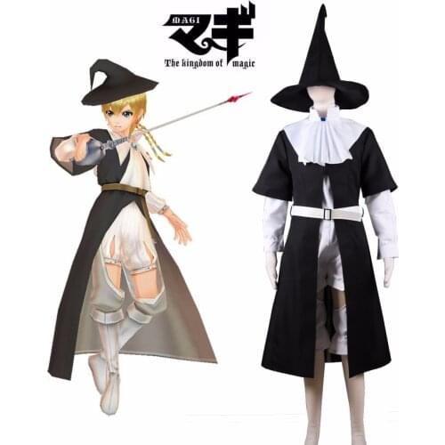 Magi: The Labyrinth of Magic Titus Alexius Magic School Uniform Cosplay Costume