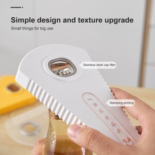 Multifunctional Can Opener Beer Bottle Opener Adjustable Stainless Steel Manual Jar Master Opener Kitchen Supplies Direct Sales