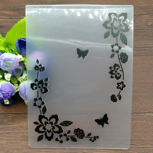 Butterfly Plastic Embossing Folders for DIY Scrapbooking Paper Craft/Card Making Decoration Supplies