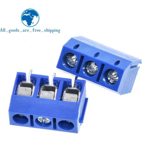 TZT 10PCS 3 Pin Screw Terminal Block Connector 5mm Pitch 5.08-301-3P 301-3P 3pin