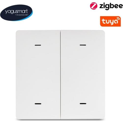 Yagusmart Zigbee Smart Switch Tuya Wireless Push Button Switch Control Smart Life Device Scene With One Click On Off SmartThings