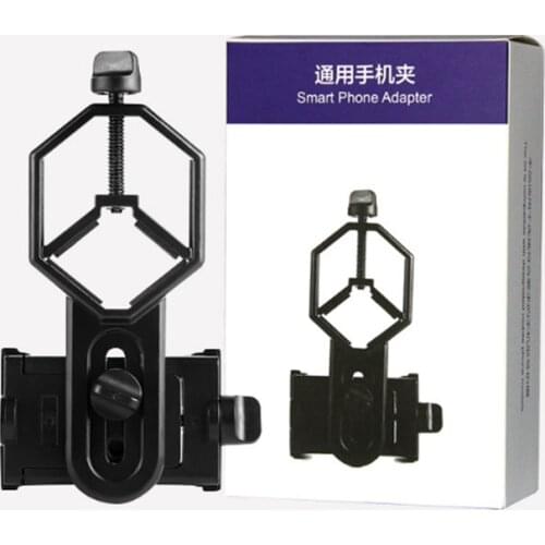 Universal plastic telescope smart phone adapter mount for binocular monocular astronomical bird watching telescope accessories