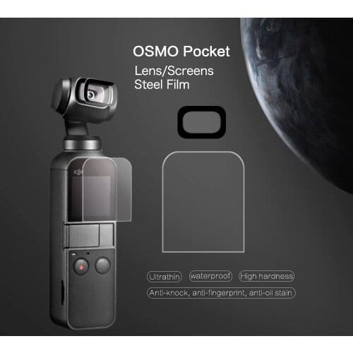 Vamson for DJI OSMO Pocket Tempered Glass Screen Film Camera Lens Protective Film Accessory accessories-OP102
