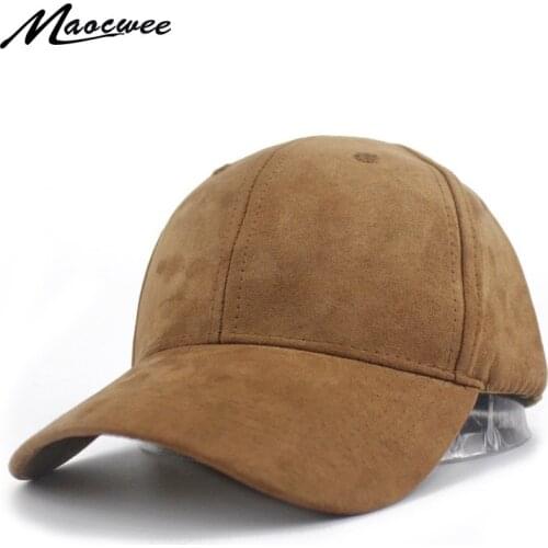 Soft Suede Baseball Cap For Men And Women Solid Color Casual Gorras Hip Hop Hats Unisex Outdoor Caps Snapback Adjustable Dad Hat