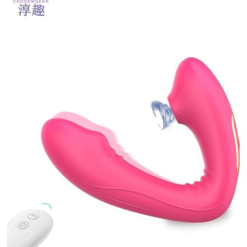 10 Frequency Sucking vibator 2 In 1 Vibrators for Women G Spot Masturbator Remote Control Vibrator Clitoris Stimulator Sex Toys