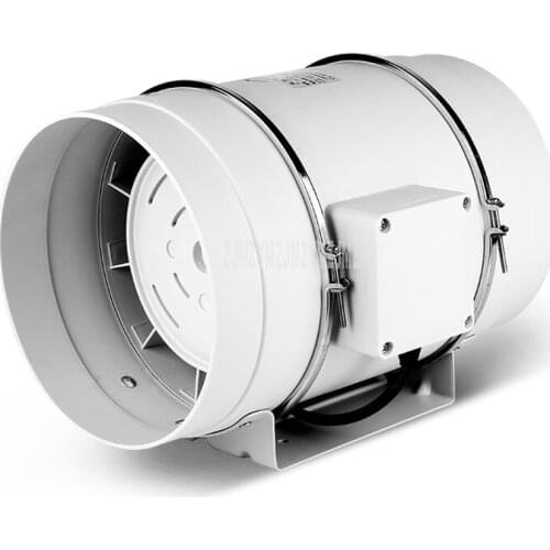 Caliber 198mm Air Exhaust Fan Home Inline Pipe Duct Fan Air Ventilation System Kitchen Toilet Bathroom Extractor 220V TD-200E
