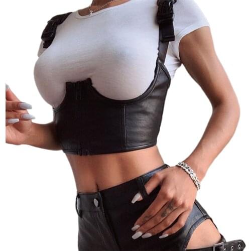 2020 New Fashion Women Chest Belt Front Zipper Solid Color Buckle Adjustable Shoulder Strap Stylish Accessories