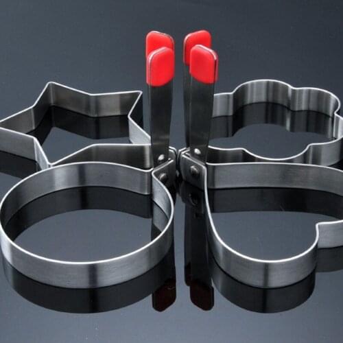 1PCS Fried Egg Mold Egg Ring Egg Shaper SUS304 Stainless Steel Pancake Mold Kitchen Tool Pancake Rings