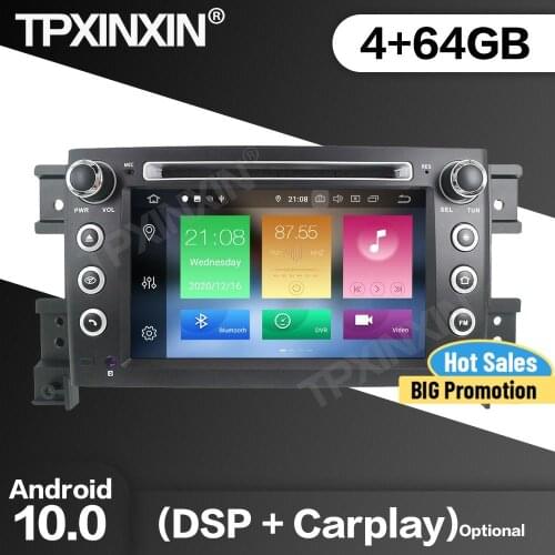 64G Car Radio 2 Din Stereo Receiver Android10.0 For Suzuki Grand Vitara 2005 2006 2007-2012 GPS Navi Multimedia Player Head Unit