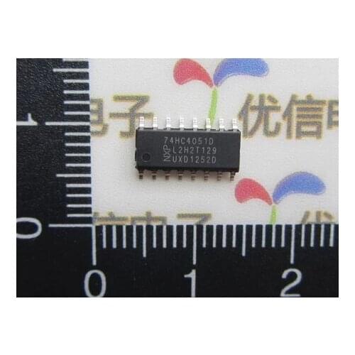 Free shipping SMD 74HC4051D SOP-16 Digital IC / analog multiplexer / 74HC4051D demultiplexer