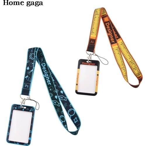 DB428 Homegaga Design Tools Multi-function Key Chain Phone USB Neck Straps Lanyards for Key ID Card Badge Holder Webbing Lanyard