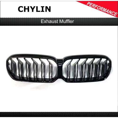 Double Line Grille For Bmw 5 Series G30 LCI 2020-2021 525i 530i 540i with M-Performance ABS Front Bumper Grille M5 Car Styling