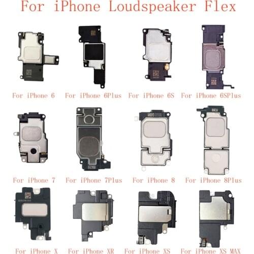 Loud Speaker Buzzer Ringer Loudspeaker Flex Cable For iPhone 5S 6 6Plus 6S 6SPlus 7 7Plus 8 8Plus X XR XS XSMAX 11 Replacement