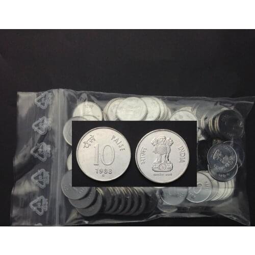 India 10 Paise New Genuine Original Coins 100% Real Issuing Coins Unc