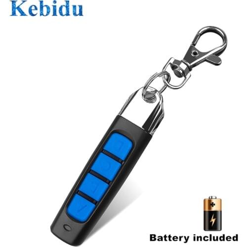 Kebidu 433MHZ Remote Control 4 Keys Keychain Garage Gate Door Opener Remote Control Duplicator Clone Cloning Code Car Key