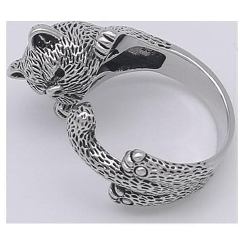 Cute Car Open Ring Women Girl Animal Cat Ring for Gift Party Fashion Jewelry Accessories Wholesale Price