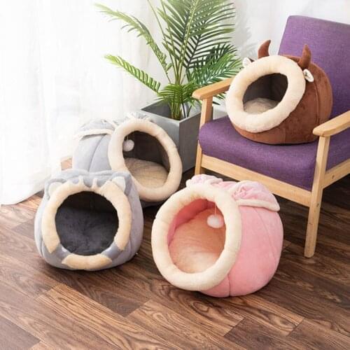Cat Bed Soft Warm Dog Cat House Pets Sleeping Lounger Cushion Comftable Pet Bed Bag Kennel for Kitten Basket Nest Cats Supplies