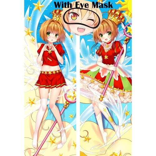 New Arrival KINOMOTO SAKURA Pillow Case Anime Dakimakura Waifu Body Japan Manga Decorative Girl Pillow Cover Cushion
