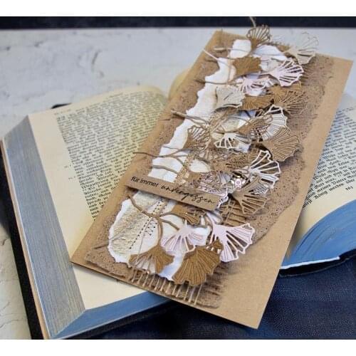 New Ginkgo leavesmetal Cutting Dies Stencils DIY Scrapbooking Paper/photo Cards Embossing Dies