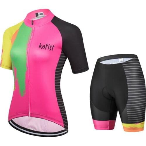 New Kafitt World Championship Cycling Professional Competitive Summer Cycling Suit Set Short Sleeve Shorts Cycling Suit 9D Gel